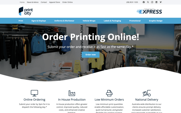 Print City Express: Empowering customers to design their own products