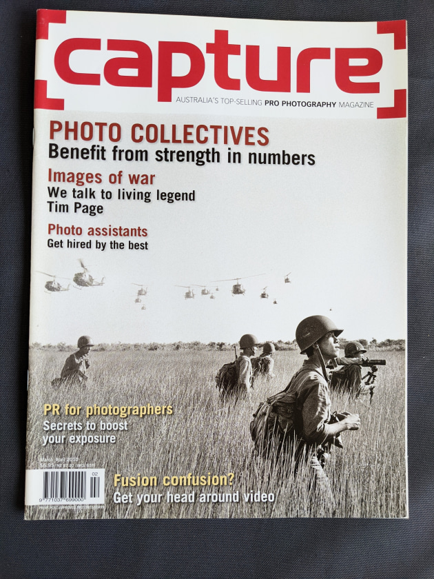 In 2010, Capture ran a profile on Tim and one of his images graced the cover.