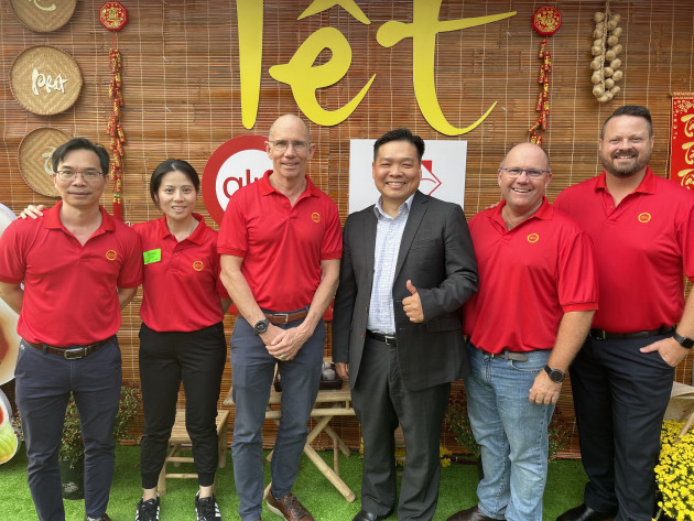 Tet time: QLM Label Makers with Simon Pugh (third from left)