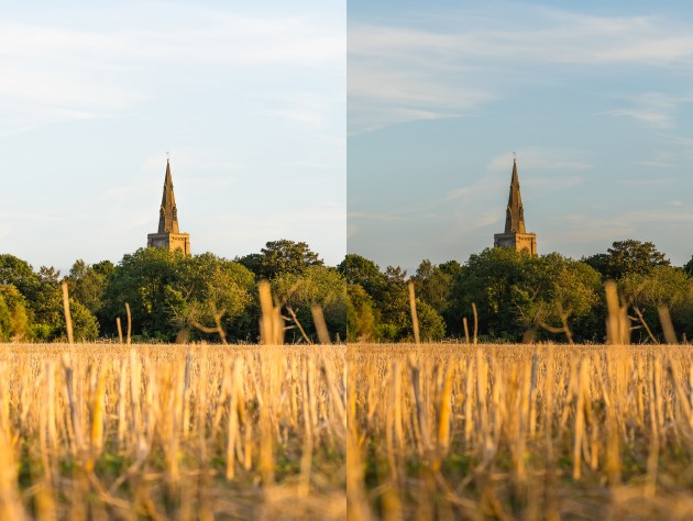 Shooting in the RAW file format affords photographers a second chance to control the exposure in the scene, transforming overexposed skies into blue, detailed hues.