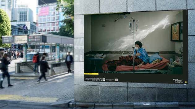 Conceptual image on the worldwide street exhibition, Shibuya,Tokyo.