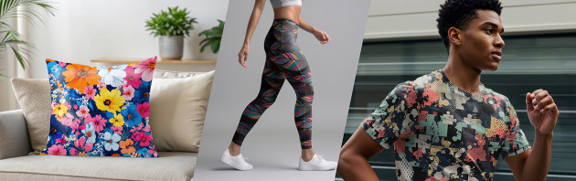 Demanding production environments: The F20060 is suited for industrial-scale production such as fashion apparel, sportswear, home furnishings and soft signage
