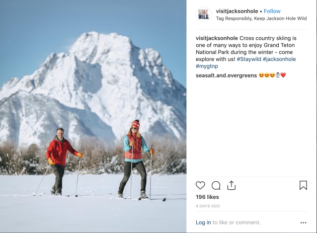 The Jackson Hole instagram page is already using the unique tag aimed at not sharing location specific information.