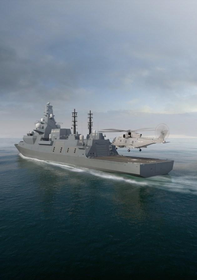 CGI of Type 26. (BAE Systems)