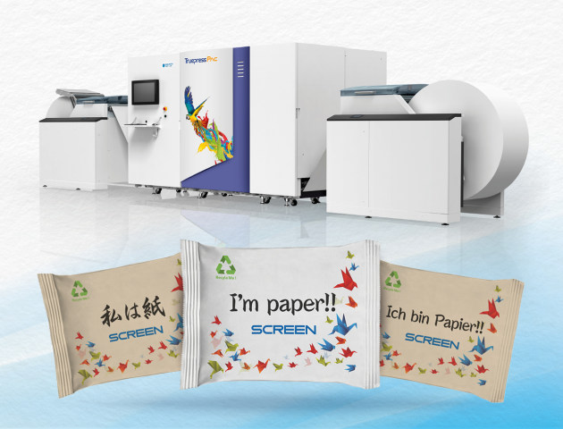 Paper-based flexible packaging: Screen PAC520P