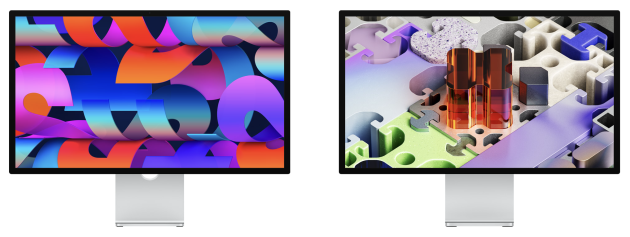 The Studio Display and the Studio Display XDR. Image: Apple