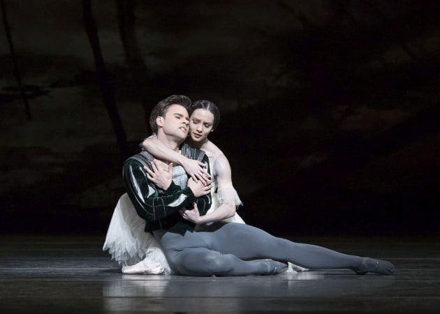 With Hayward in Giselle. Photo: Helen Maybanks.