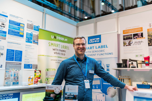 Dr Jelto Freese of Open Monitor was ready to talk ‘smart labels’, a popular technology at the congress.