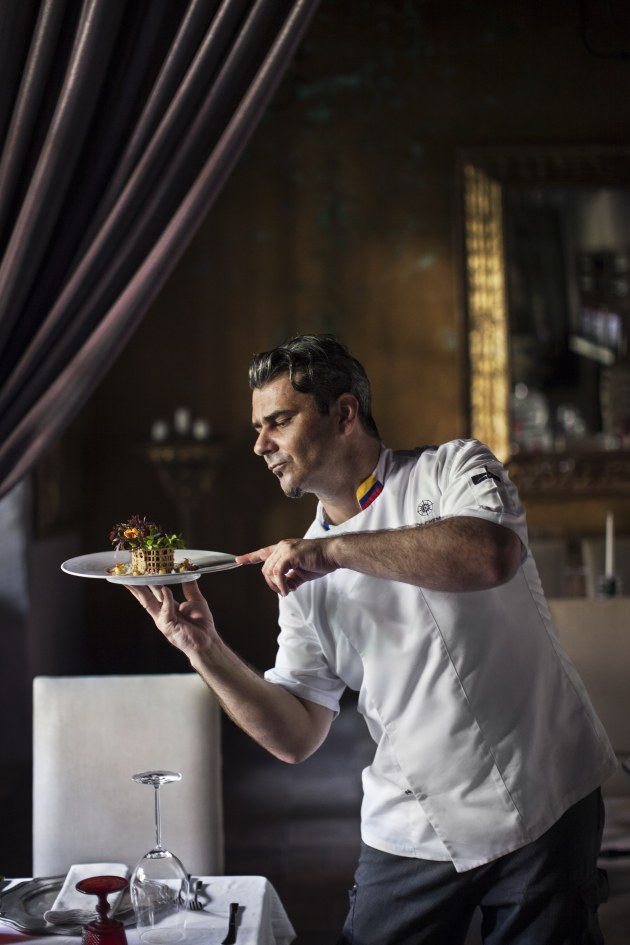 Intercontinental London Park Lane Food at the Table. Tom Parker	UK, Fine Dining Colombia. This is the executive chef of the famous 1621 restaurant at the Santa Clara Hotel in Cartagena, Colombia.