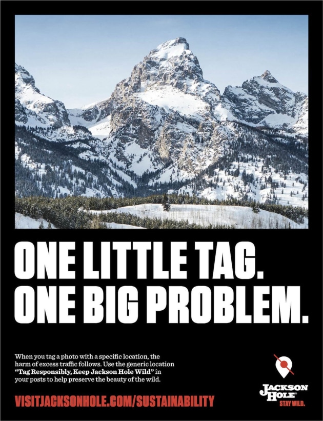 Posters from the Wyoming Tourism board's new campaign.