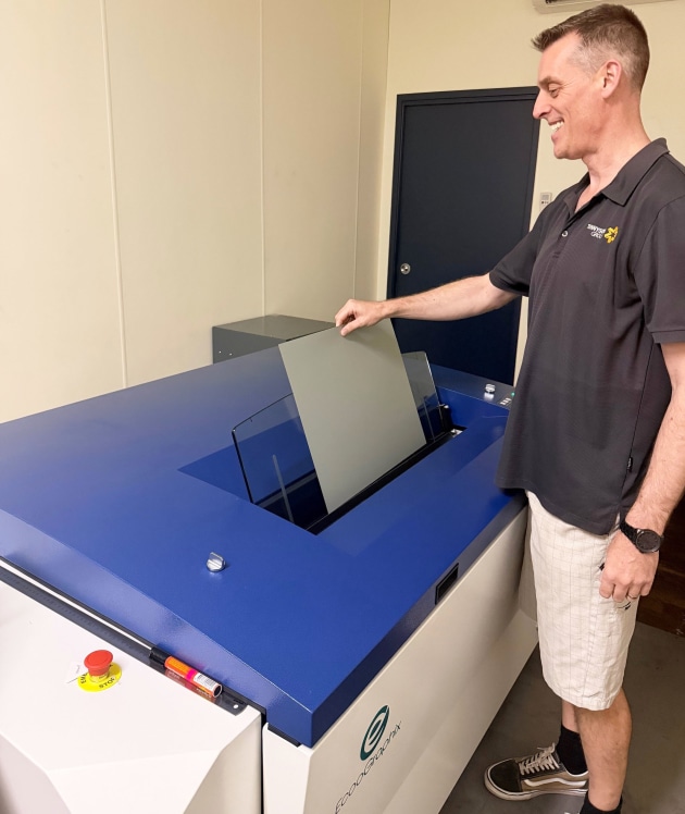 Continuous improvement: The new CTP system integrates seamlessly into Tennyson’s existing workflow