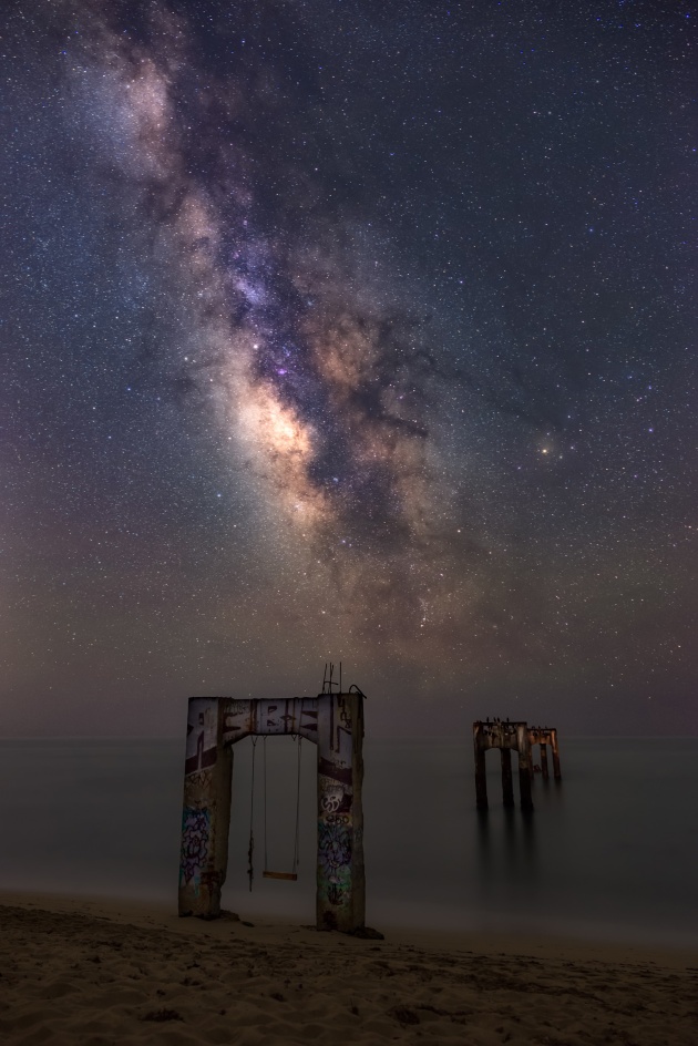 The Remnants © Marcin Zajac (Poland). Nikon D600 camera, 24 mm f/1.4 lens, ISO 1600, 15-second exposure.