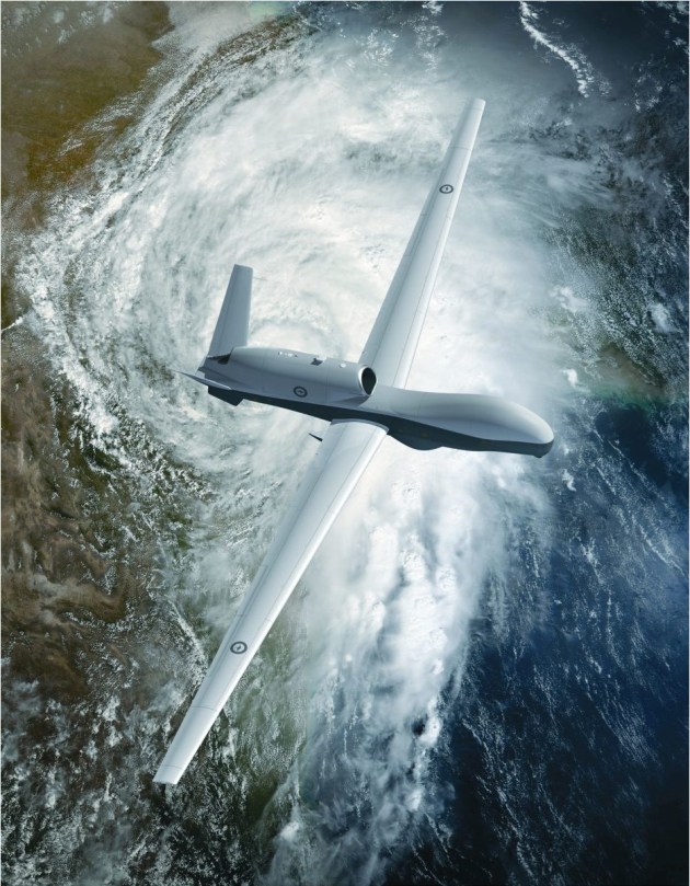 Australia plans to acquire up to seven Triton unmanned aircraft systems for maritime patrol and other surveillance roles. 
Northrop Grumman