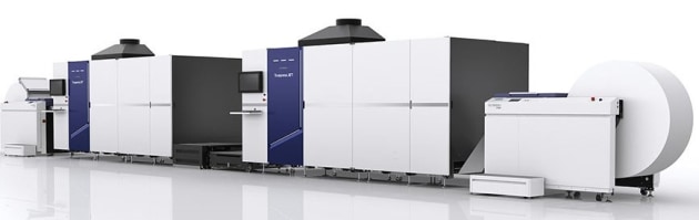 Targeting commercial print: Screen Trupress 560 HDX high speed continuous feed digital inkjet printing