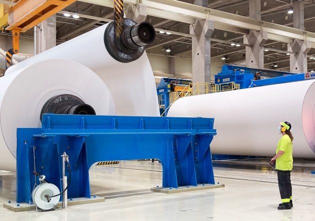 On strike: UPM paper workers