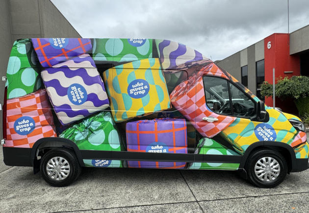 People's Choice winner: Liberty Signs with the Who Gives a Crap van
