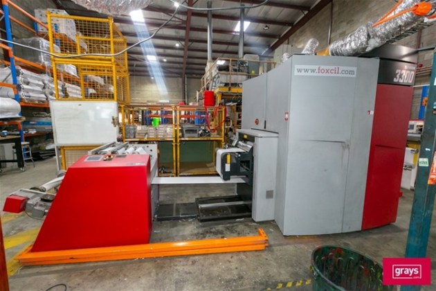 Up or auction: Xeikon 3300 digital colour label press and a host of label print produciotn equipment