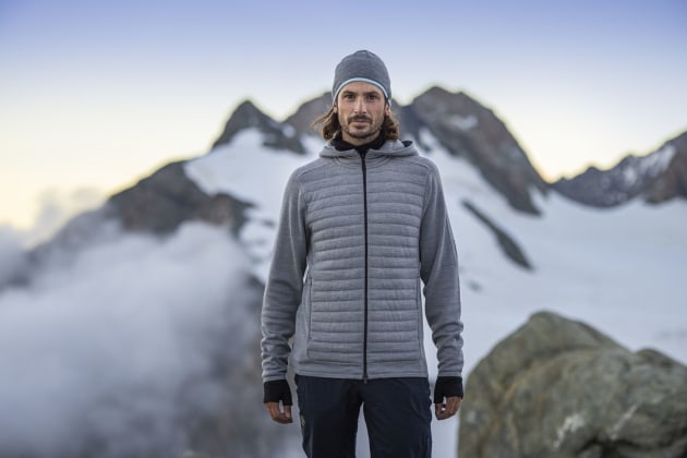 Men's ZoneKnit™ Merino Insulated Vest Into the Deep