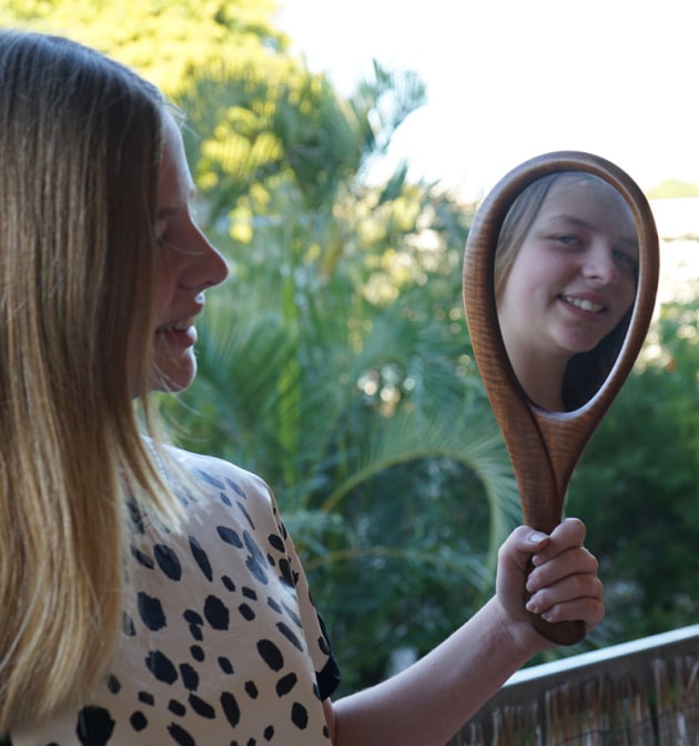 Making a Handheld Mirror Australian Wood Review
