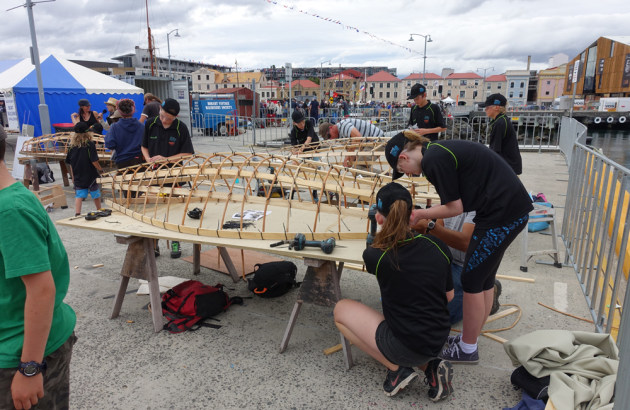 Quick â€˜nâ€™ Dirty Boat Building Challenge at Australian 