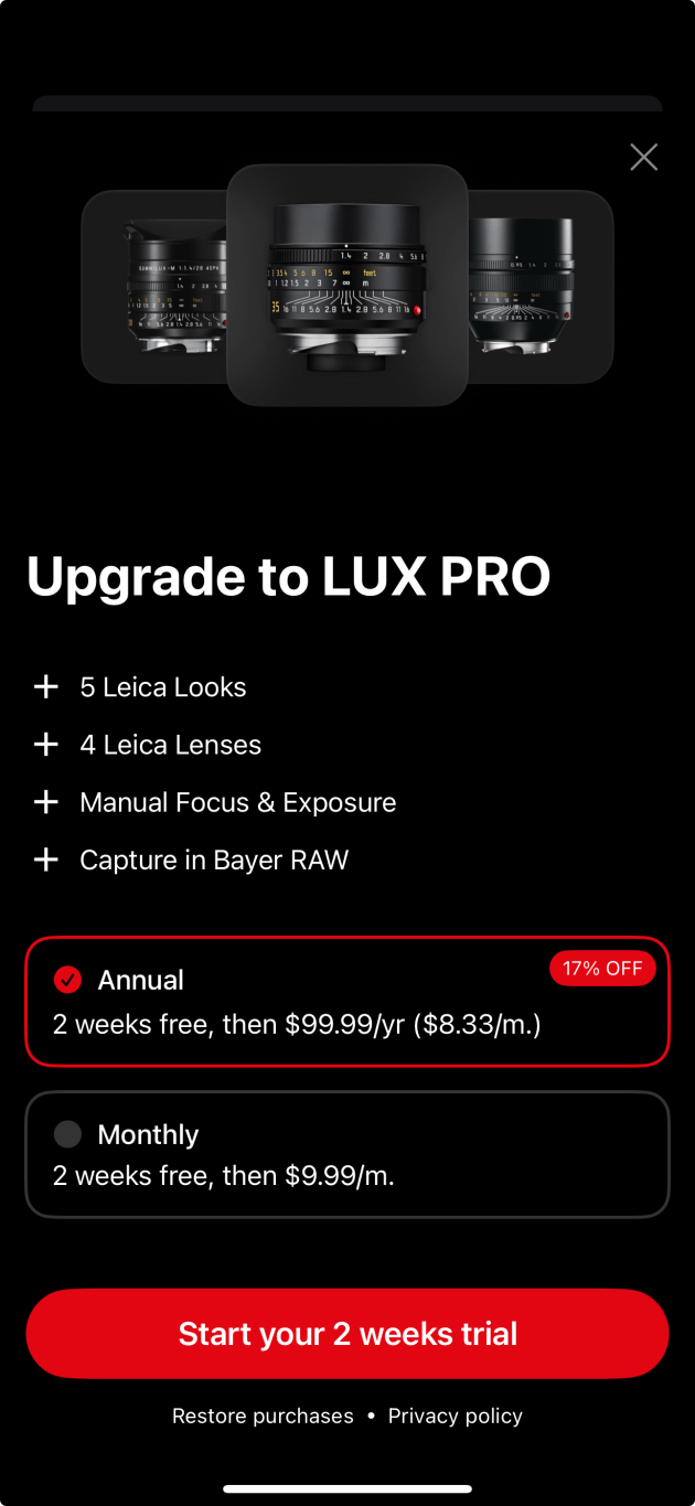 Leica launches new LUX iPhone app Australian Photography