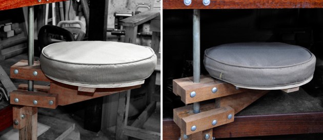 Workbench seat store