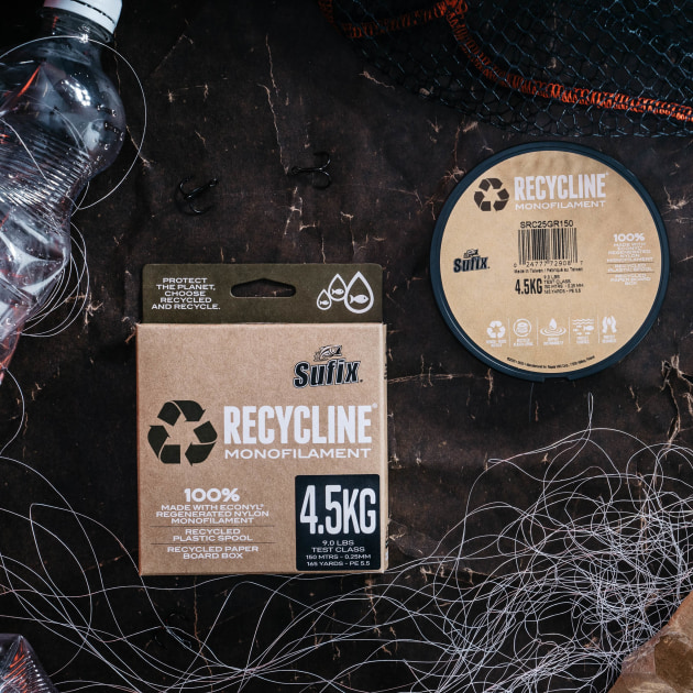 Sufix Recycline 100 recycled fishing line Fishing World