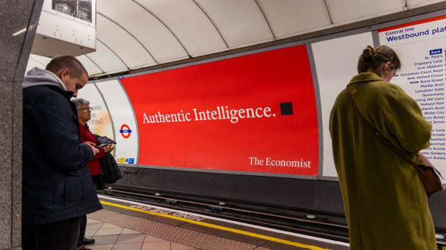 Economist billboard supplied July 2026 via Cocogun