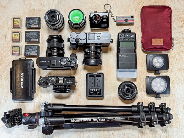 Does this remind you of something? If you’re packing this much gear into your camera bag, it will eventually slow you down, distract you, and erode your joy of photography.