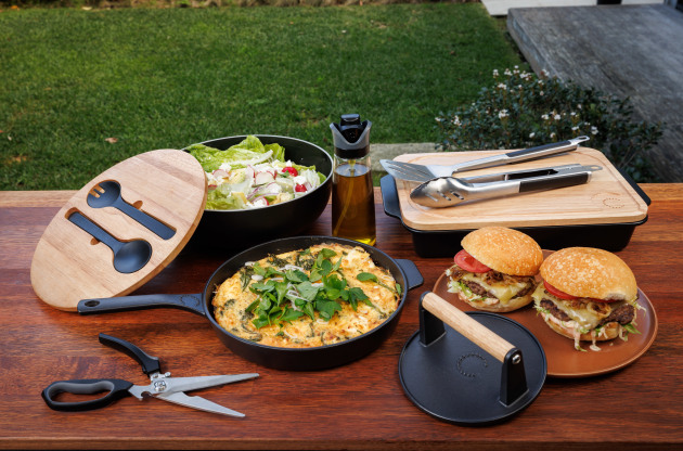From oil pourers to grill presses and air fryers, each piece has been curated to combine everyday practicality with a premium look and feel.