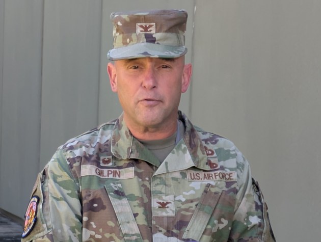 Colonel Joseph Gilpin USAF.
Credit: Nigel Pittaway