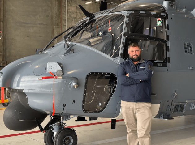 Patrick Power, Airbus Team Lead for the NH90 programme has worked on the platform since 2011.
Credit: Airbus