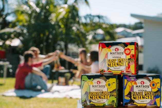 Matso’s award-winning Crush RTD range is available in cans nationwide.