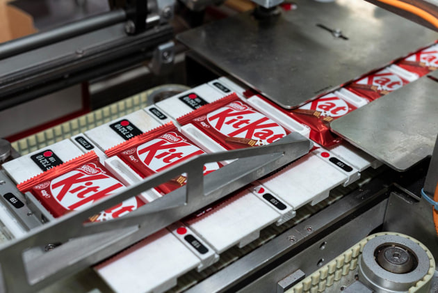 A limited run of KitKat 4 Fingers have been packaged using these ISCC-certified wrappers.