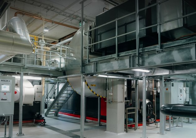The steam plant features two 6 MW OBY88 D-Type boilers and a purpose-built boiler room.
Source: O'Brien Energy Services