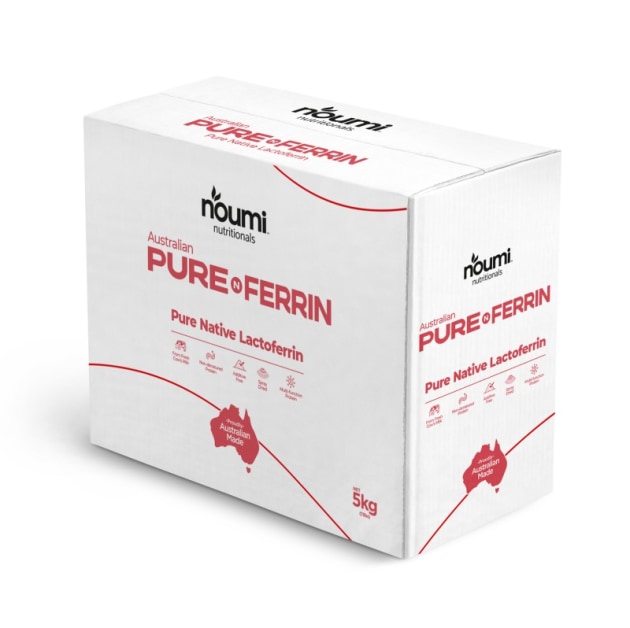 Noumi is a major supplier of Bovine lactoferrin (bLf) through its brand PUREnFERRIN.
