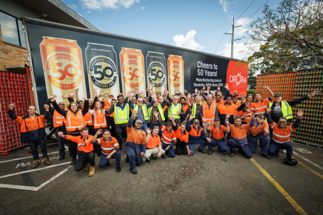Current and former Revesby team members were in attendance to mark the milestone.