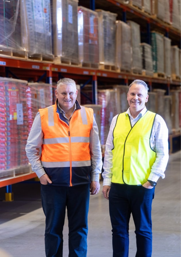 Security of supply a driver for the investment: Matt Sullivan, GM, Paper Sacks and Craig Elkington, CEO & Chairman, Pope Packaging.
