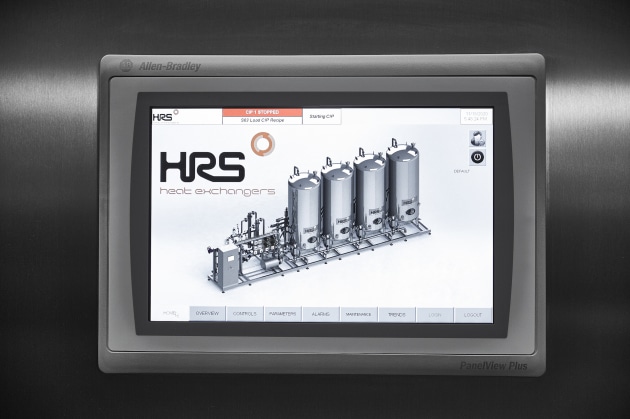 CIP controls can be based on the unit itself, or integrated with other systems in the factory.