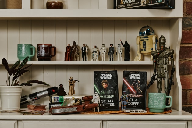 At the heart of the collaboration are two limited-edition coffee blends inspired by one of the galaxy’s most iconic father and son dualities – Darth Vader and Luke Skywalker.