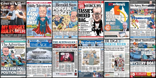 election front pages