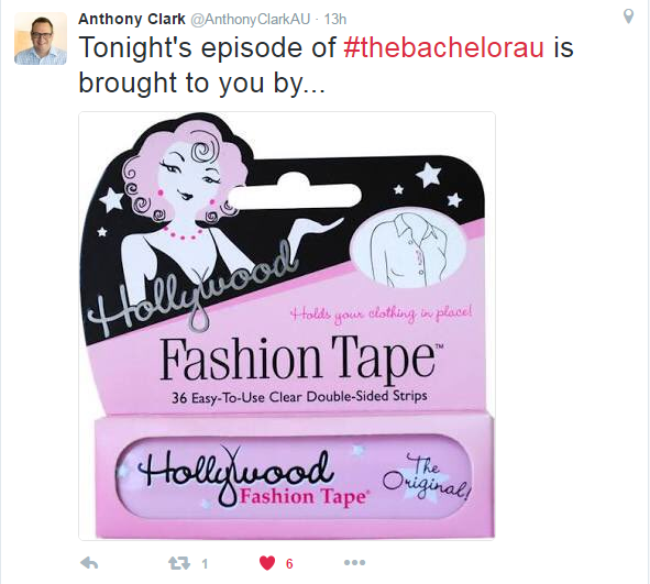 The Bachelor tweets 28/7 6