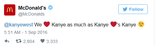 maccas tweet kanye