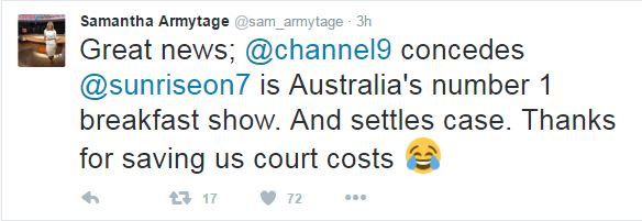 Twitter Sam Armytage