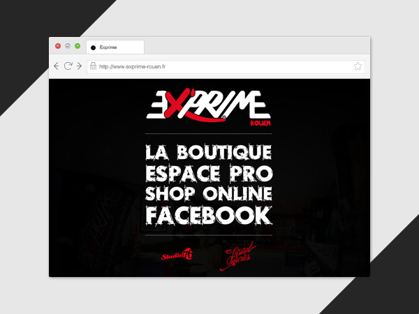 Développement Web pour Exprime