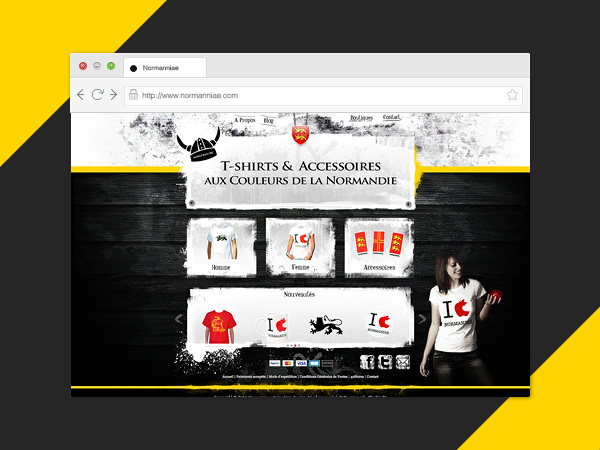 Web Design pour Normanniae