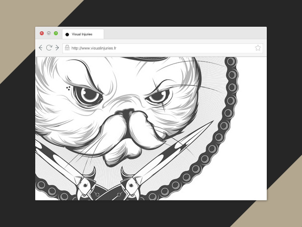 Développement Web pour Visual Injuries
