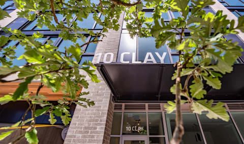 Front View of 10 Clay Apartments