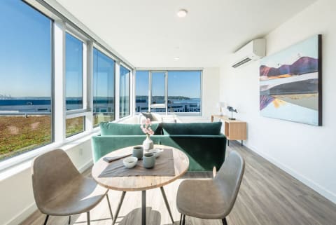 Room with Large Windows at 10 Clay