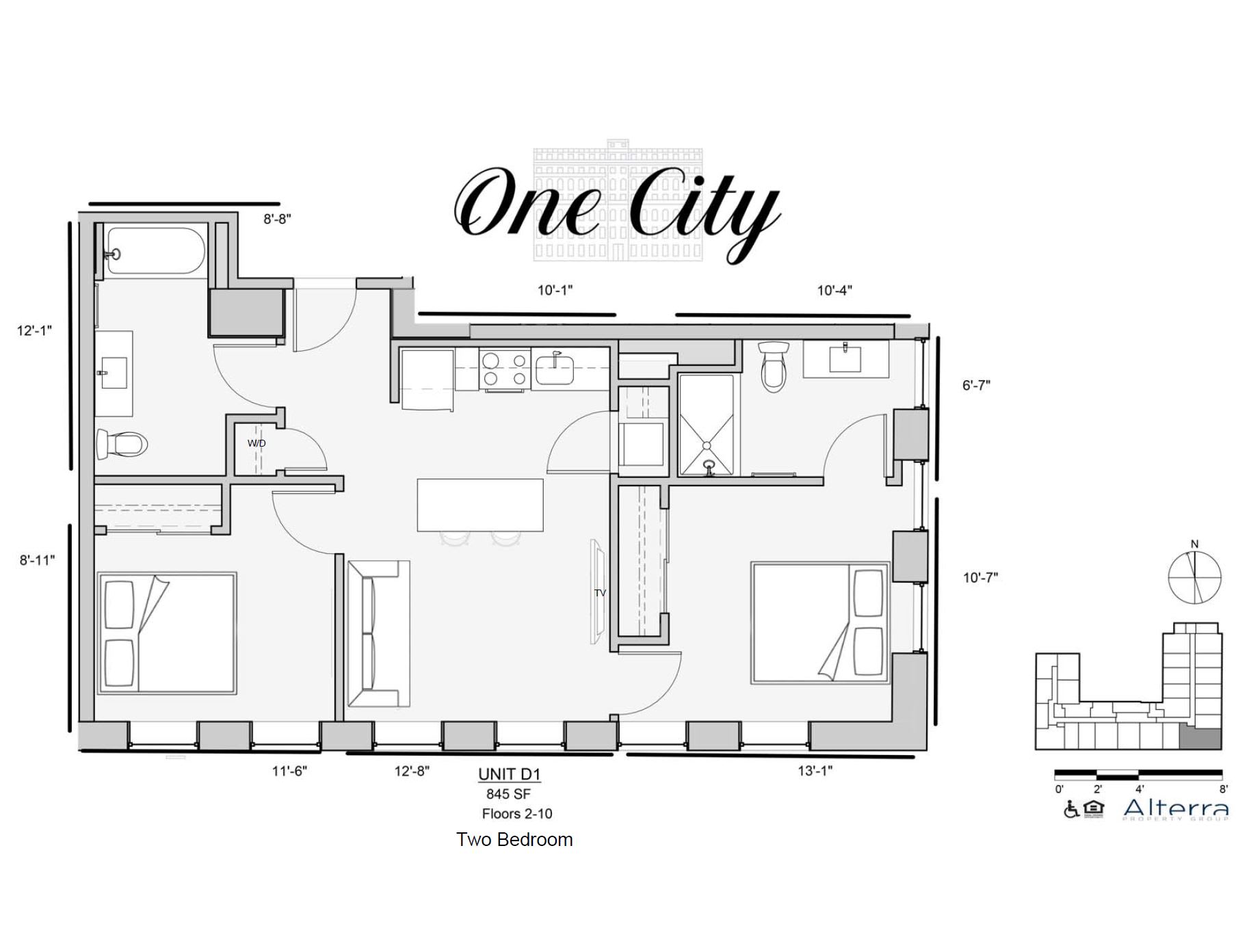 Floor Plans of One City in Philadelphia, PA